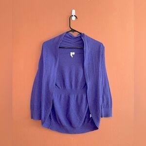 Nordstrom Frenchi Drape Cotton Cardigan Womens Size S